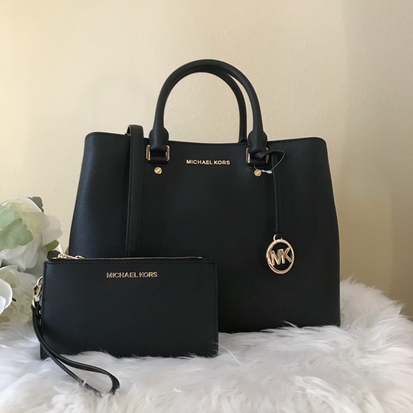 Michael Kors Large black savannah satchel & wallet - Picture 2 of 8